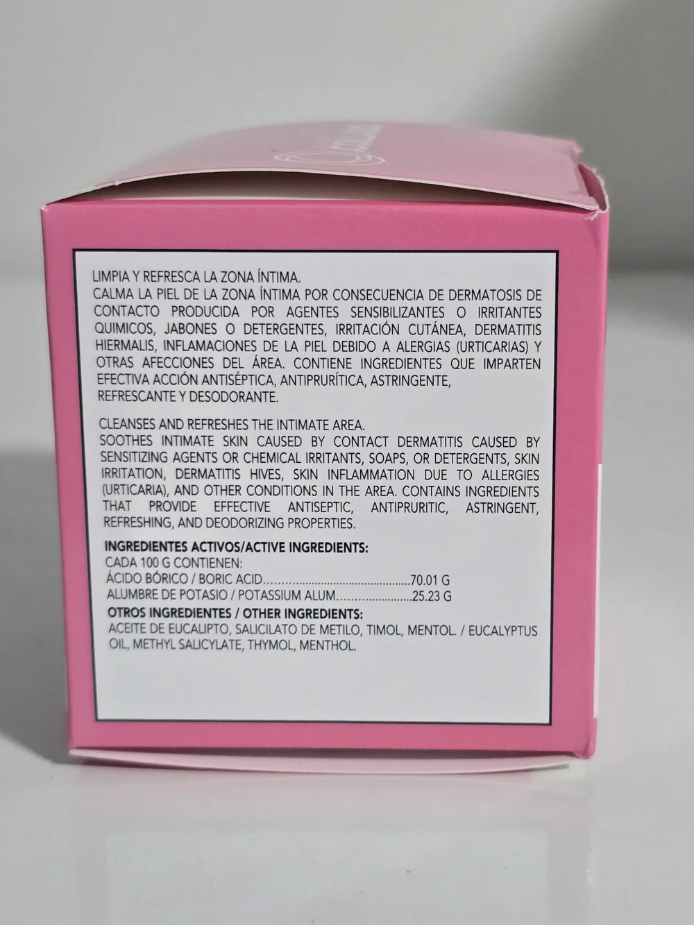 Antiseptic Intimate Powder Wash - Pink